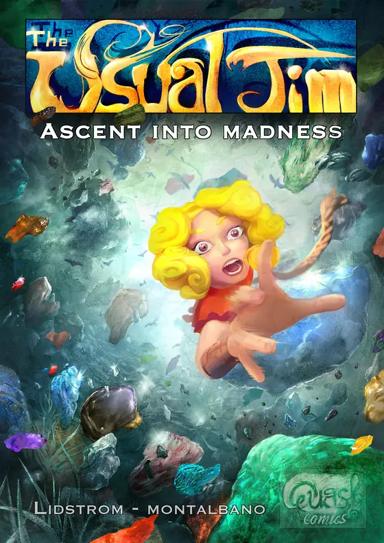 The Usual Jim cover colored by Quash Comics